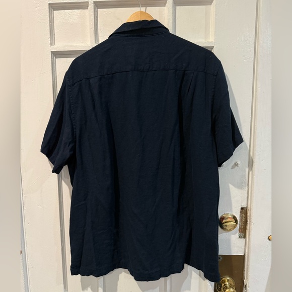 Scotch & Soda Dark Blue Casual Button Down Shirt - Picture 2 of 4